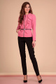 Женский костюм Liona Style 621 черный/розовый
