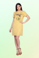 Платье Vitol Fashion В-1023 желтый