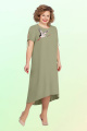 Платье Vitol Fashion В-1060 оливка
