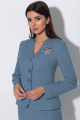 Женский костюм LeNata 23865 темно-голубой