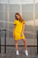 Платье Rawwwr clothing 008 желтый/т.синий