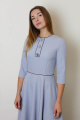 Платье VG Collection 183 серо-голубой