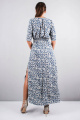 Платье Mita ЖМ946 синий+серый
