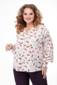 Блуза Anelli 941 красные_бабочки