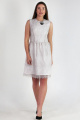 Платье VG Collection 179-2 бело-серый