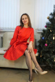 Платье Lady Smile 1017-6 красный