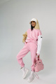 Худи Rawwwr clothing 127 розовый-белый-бежевый