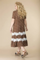 Платье Romanovich Style 1-2108 коричневый\белый