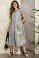 Платье Condra 4288 бежево-серый