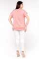 Блуза La rouge 6150 розовый-набивной