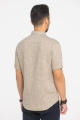 Рубашка Cool Flax КФР001 кор.рук-светло-коричневый