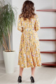 Платье Teffi Style L-1425 шафраново-желтый