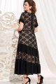 Платье Vittoria Queen 13773 черный-телесный