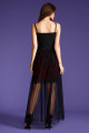 Платье LaVeLa L1773 черный/бордовый