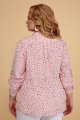 Блуза AVLINE 1737 розовая+горох