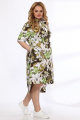 Платье Angelina & Сompany 544 зеленые_цветы