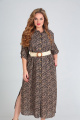 Платье Andrea Style 00257 коричневый