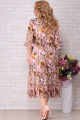 Платье Aira Style 832 розовые_цветы
