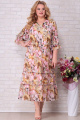 Платье Aira Style 832 розовые_цветы