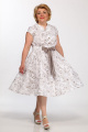 Платье Djerza 1440 белый-беж