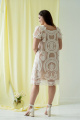 Платье Angelina 672 бежевая_подложка