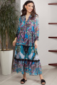 Платье Teffi Style L-1551 цветной_принт