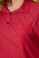 Блуза БАГРЯНИЦА 5033 красный