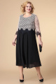 Платье Romanovich Style 1-2185 пудра\черный