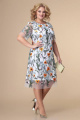Платье Romanovich Style 1-2181 белый/оранж