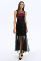Платье LaVeLa L1832 черный/красный