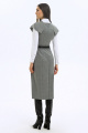Платье LaVeLa L10121 серый/крестик