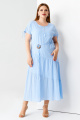 Платье Панда 28780z голубой