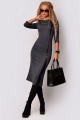 Платье PATRICIA by La Cafe F15059 графитовый,черный