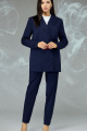 Женский костюм Angelina & Сompany 596 темно-синий_мелкая_ячейка