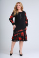 Платье Moda Versal П2211 черный_красный