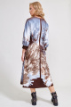 Платье Teffi Style L-1592 молочный_шоколад_+_кристаллы