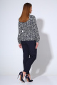 Блуза Liona Style 763Б цветы