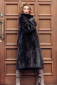 Пальто Мехофф Ромашка110.123-620 темно-коричневый