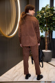 Женский костюм ANASTASIA MAK 944 коричневый