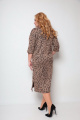 Платье Michel chic 2069 коричневый-принт