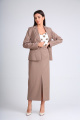 Женский костюм SandyNa 130515 серо-коричневый