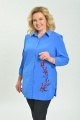 Блуза Ga-Ta Style 1805/1 голубой+красный