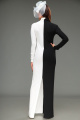 Платье T&N 06-Круэлла черно-белый