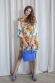 Платье ARTiMODA 321-10 белый_принт_цветы
