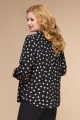 Блуза Svetlana-Style 1709 черный+горох