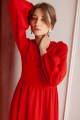 Платье KRASA 256-21 красный