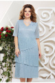 Платье Mira Fashion 4710-7 голубой