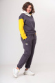 Спортивный костюм Danaida 2052-1 графит/горчица/молочный
