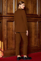 Женский костюм AYZE 2377 коричневый