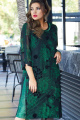 Платье Vittoria Queen 14333 темно-зеленый